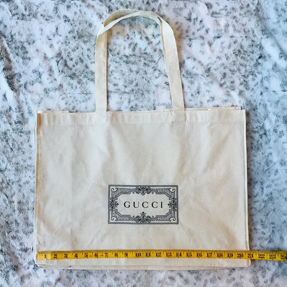 GUCCI Cotton Shopping Tote - Picture 3 of 6